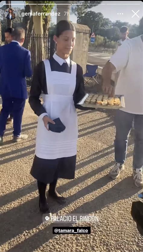 uniforme camareras boda tamara|Las camareras de la boda de Tamara Falcó, virales .